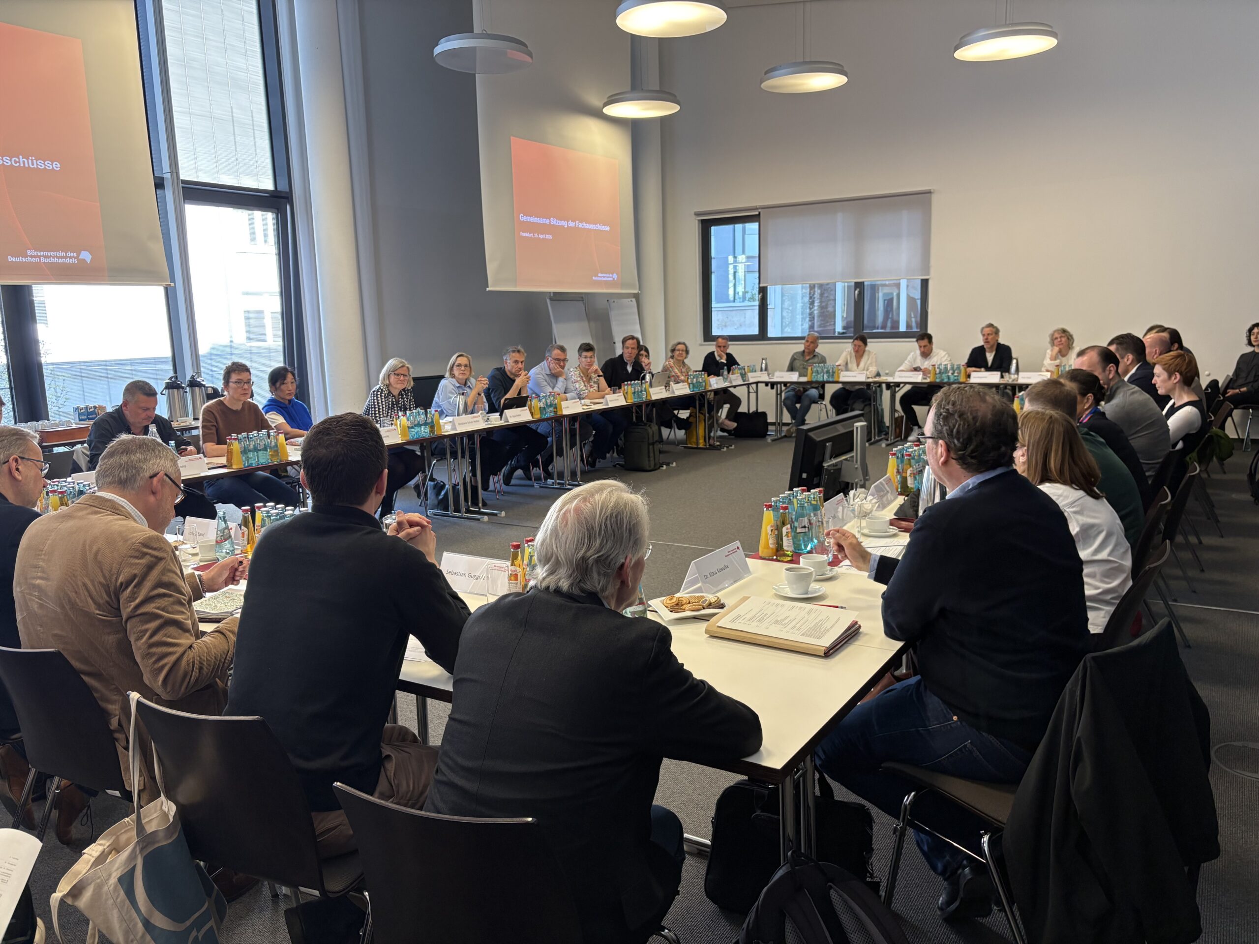 Bei den Fachausschusssitzungen in Frankfurt (Foto: Thomas Koch)