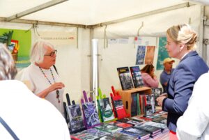 Beim Berliner Bücherfest 2025 (Foto: georg+georg Lisa Koch)