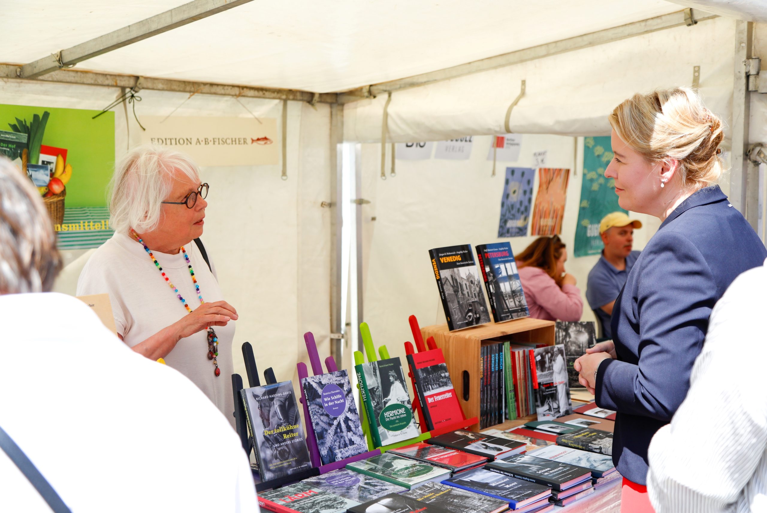 Beim Berliner Bücherfest 2025 (Foto: georg+georg Lisa Koch)
