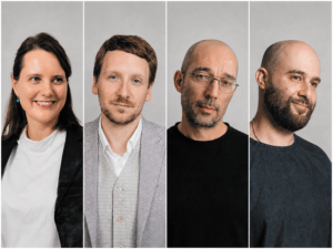 v.l.: Angerona Ambrasaitė, Alexander Kappe, Ulrich Leinz und Yevgeniy Breyger. (Foto: Angerona Ambrasaitė Annette Mück)