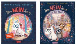 Original vs. Fake-Ausgabe des "NEINhorn" (Foto: Carlsen)