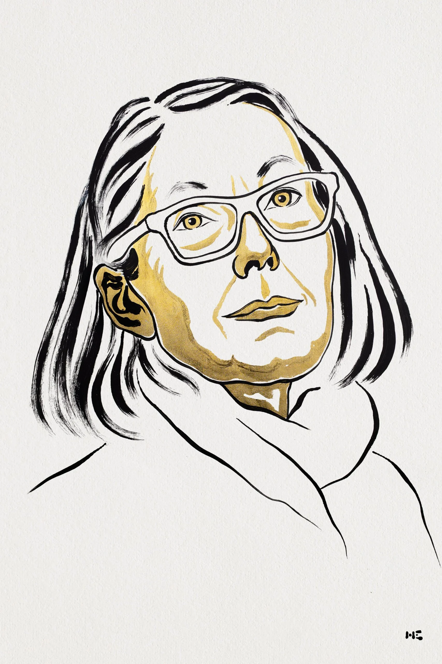 Anne Carson (Grafik: Niklas Elmehed © Nobel Prize Outreach)