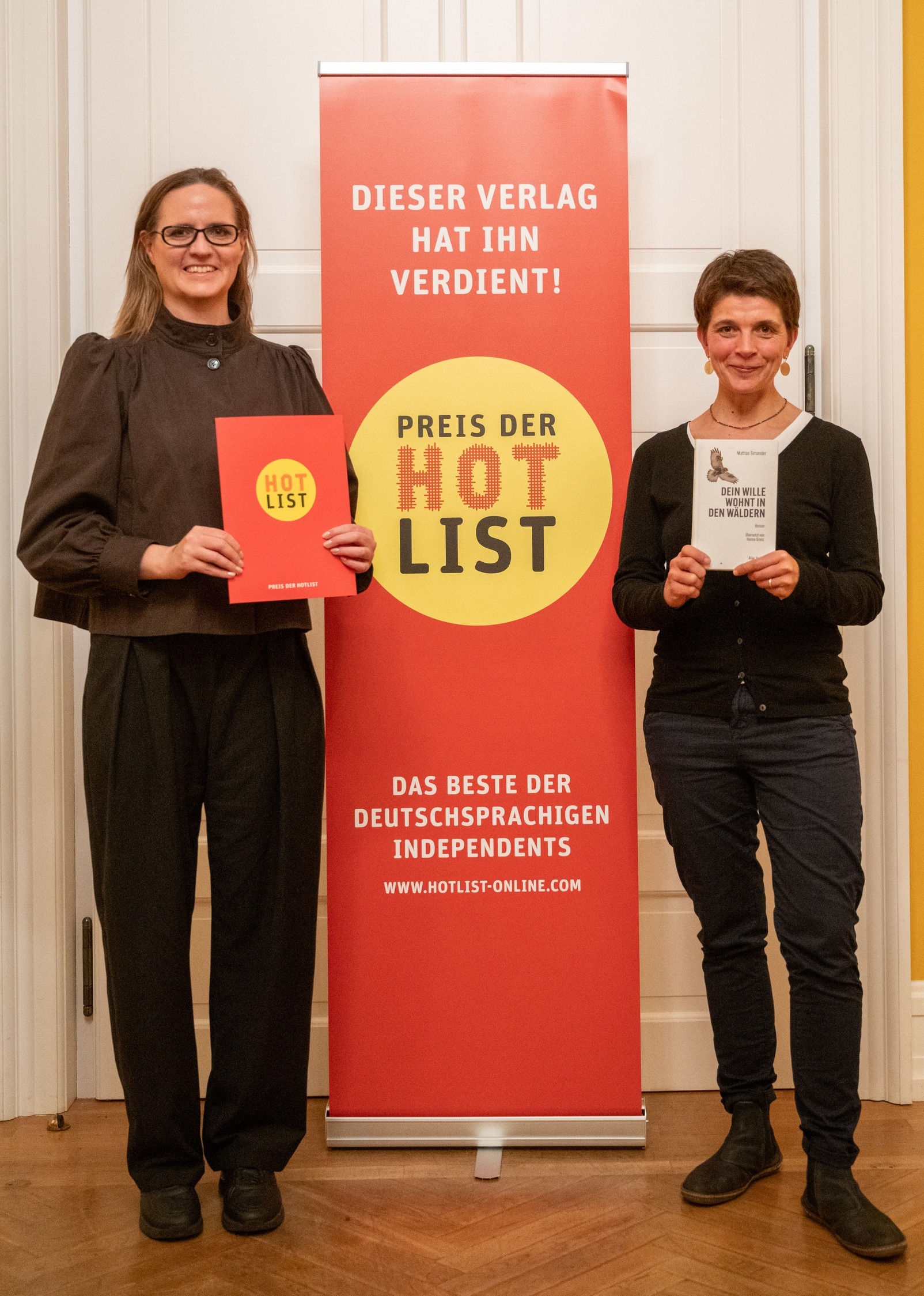 Veronika Siska (Verlgerin) und Hanna Granz (Übersetzerin) (Foto: Ralf Werner)